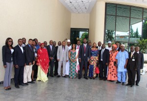 Group Photograph of the Seminar on Review of ICT Strategy. Abuja, 27th July, 2015. IMG_9632